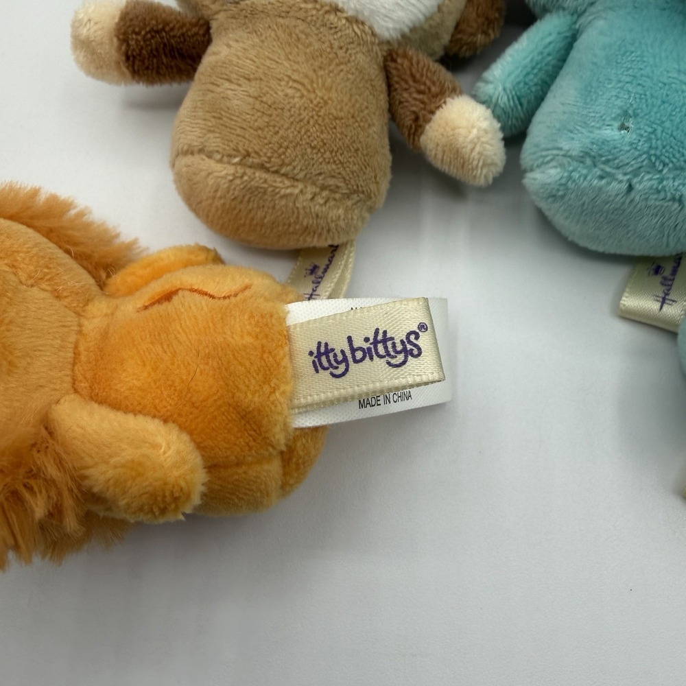 Hallmark Noahs Ark Plush Stuffed Toys 5 Itty Bittys Animals Lion Elephant Monkey - Picture 5 of 10